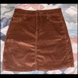 Old navy velvet skirt